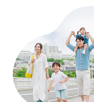 湘南で暮らす家族